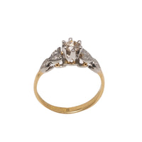 Vintage Old European Cut Diamond Ring GIA U-V/ Light Brown Si2