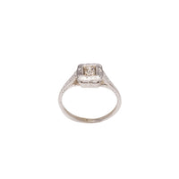 Antique Hand Engraved Diamond Ring