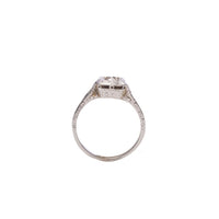 Antique Hand Engraved Diamond Ring