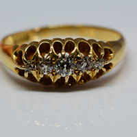 closeup of the five diamonds