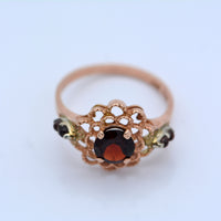 a closeup of the ring's details