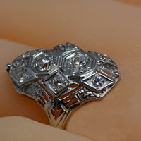 another view of the ring on a finger