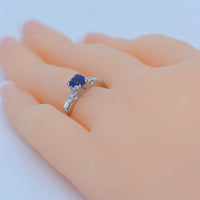 another view of the ring on a hand