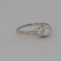 front angled view of the ring