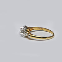 the birks hallmark stamped into the ring band