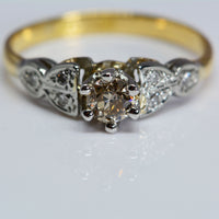 viewing the center diamond