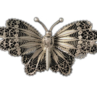 view of the filigree brooch