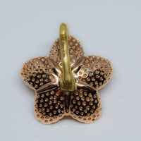 rear view of the cherry blossom showing the hallmark placements