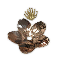 the cherry blossom before the diamonds are hand-set