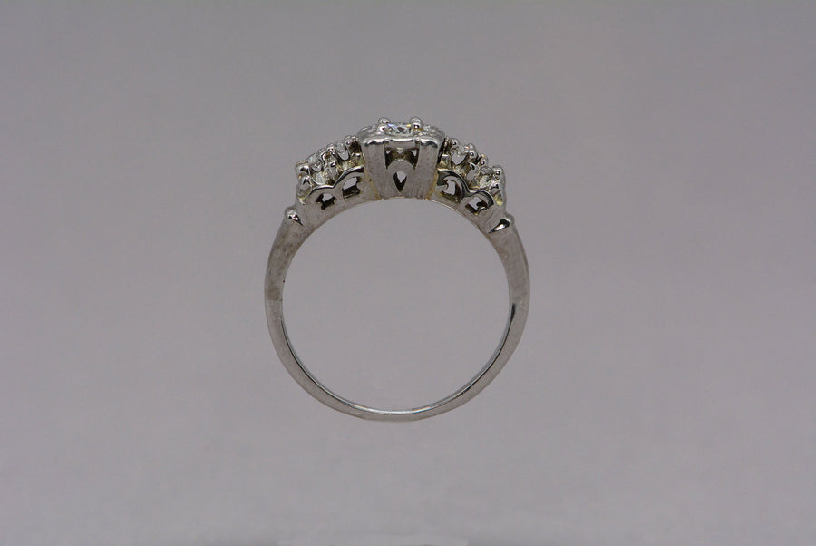 side profile view of the ring 