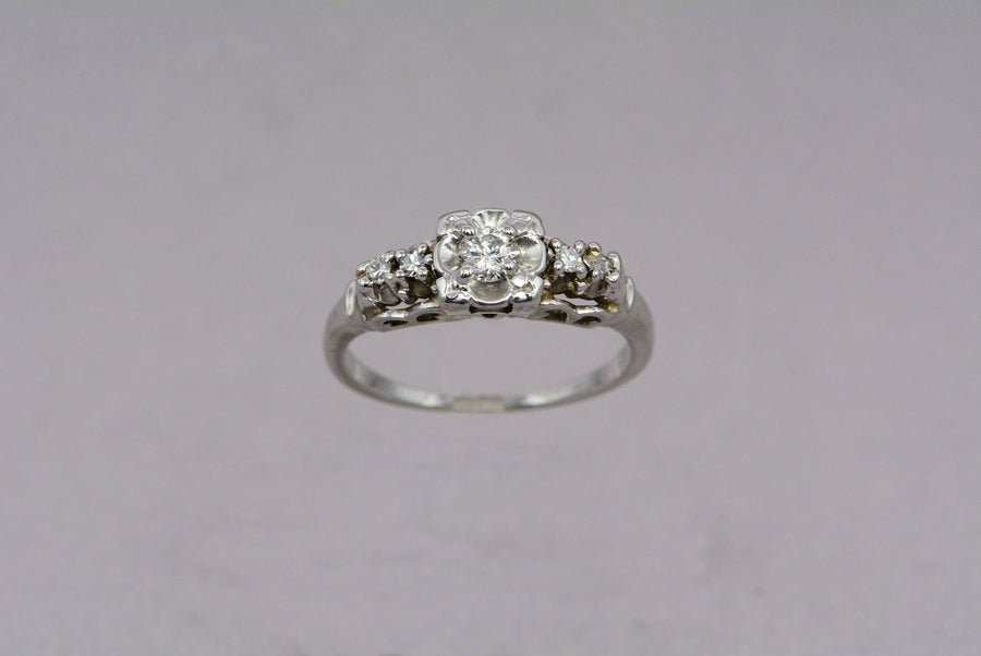top angled view of the ring 