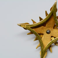 rear view showing the gold hallmark