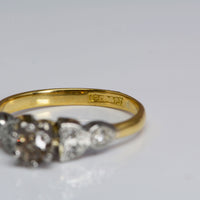 viewing the ring's hallmarks