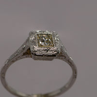 side view of the ring with engravings