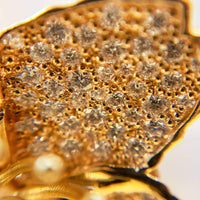 closeup of the pavé