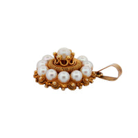 side view of the pendant showing the details