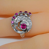 view of the ring on a finger