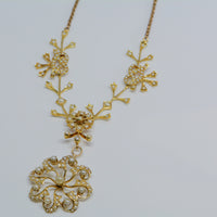 a closeup of the pendant