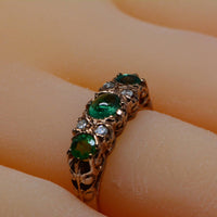 view of the ring's profile on a finger