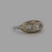 front angled view of the ring