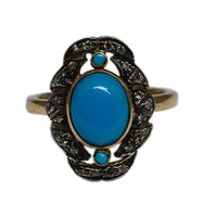 Turquoise Cabochon Ring