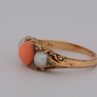 showing the 18 karat gold hallmark