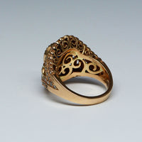 view of the gallery and shank of the victoria ring