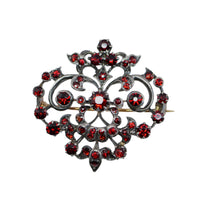closeup view of the front of the brooch