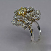 side angle view of the ring