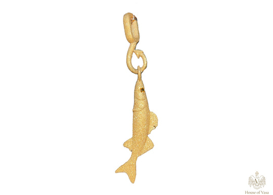 a fish pendant for an avid fly-fisher