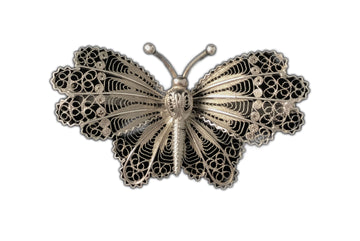 view of the filigree brooch