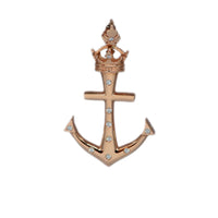 The Lahaina Pendant in 20kt Gold with Diamonds - Large