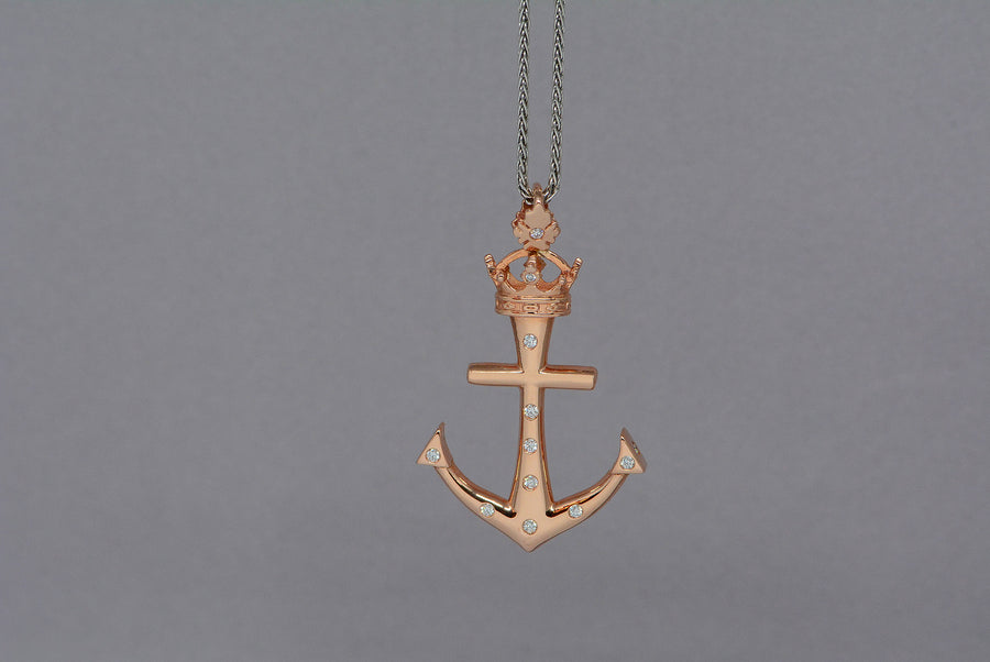 the lahaina anchor in the signature rose gold colour